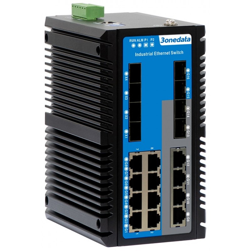 ICS6420 Serisi 20 Port L3 10G Endüstriyel Ethernet Switch