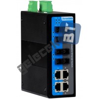 4 Port SC 100FX + 4 Port RJ45 Endüstriyel Switch IES318 4 Port SC 100FX + 4 Port RJ45 Endüstriyel Switch IES318