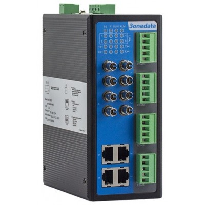 MES600 Serisi IEC61850 8 port Yönetilebilir Ethernet Ring Switch 4-Port RS-232/485/422