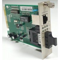 Model1100-C @ Kart-Modül Tipi Fast Ethernet Fiber Media Converter SC MM 2km