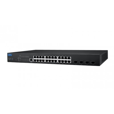 EKI-7428G-4XP @ 10G Switch 24 RJ45 POE + 4 SFP+ L2 Managed 400W