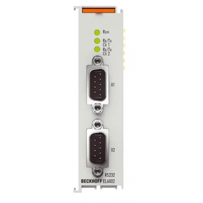 EL6002 Beckhoff 2 Kanal Seri RS232 D-Sub EtherCAT Terminali