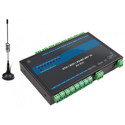 CLR-OCS-DS808 @ 8 Channel DI/DO + RS485 Ethernet Wi-fi Converter