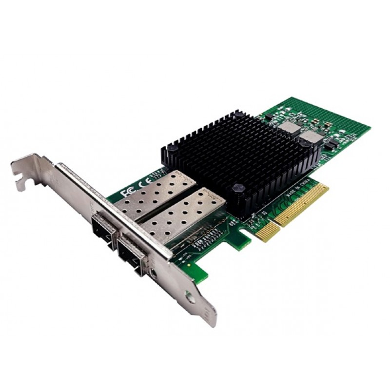 PCI Express Fiber Optik NIC 2 Port 10Gbe SFP+ Sunucu Tipi # CLR-PCI-E8268