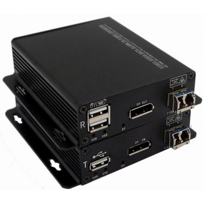 CLR-DPF-S102 @ Displayport + USB Fiber Optik KVM Extender