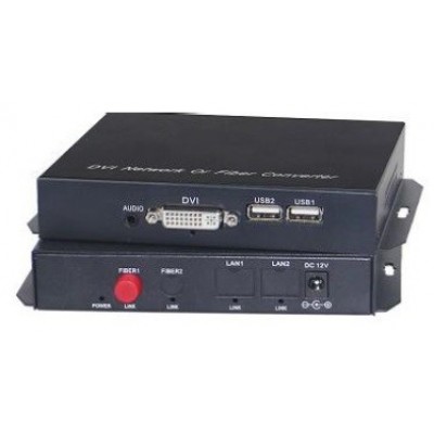 CLR-DVI-K30F @ DVI KVM USB Fiber Optik Mesafe Uzatıcı