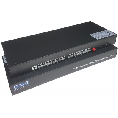 CLR-FXS/FXO-161SF @ 16 Hat Analog Telefon 1 Port 10/100M Ethernet Fiber Optik Çevirici