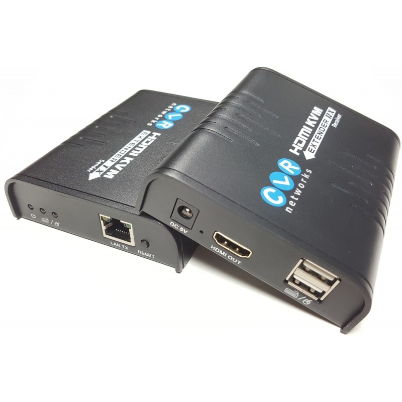 CLR-HDMI-K10R @ KVM Ethernet Extender HDMI + USB 150m Receiver