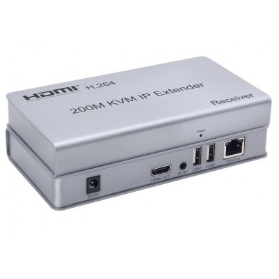 CLR-HDMI-K20R @ KVM Ethernet Extender HDMI + USB 200m Receiver