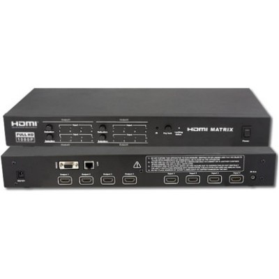 CLR-HDMI-M44 @ HDMI Matrix Switcher 4K x 2K - 4 giriş 4 çıkış