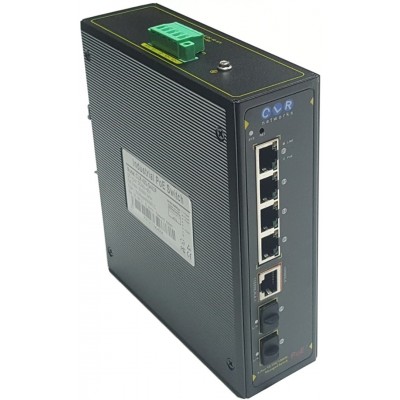 Endüstriyel Switch 4 Port RJ45 + 2 Port SFP Yönetilebilir @ CLR-IES-G402