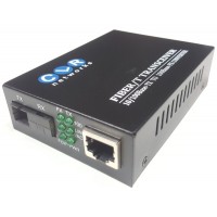 CLR-MCF-B13 @ Fast Ethernet BiDi Fiber Optik Media Converter SM 20km