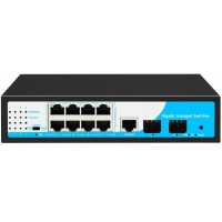 Ethernet Switch 8 Port RJ45 + 2 Port SFP Managed @ CLR-SWG-1510M