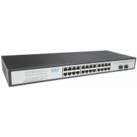Ethernet Switch 24 Port RJ45 + 2  SFP Unmanaged @ CLR-SWG-1526
