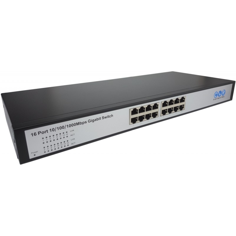 16 Port Gigabit Ethernet Switch Unm Rack CLR-SWG-1716
