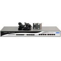 CLR-SWG-88F @ Unmanaged Gigabit Ethernet Omurga Fiber Switch 8*SFP + 8*RJ45