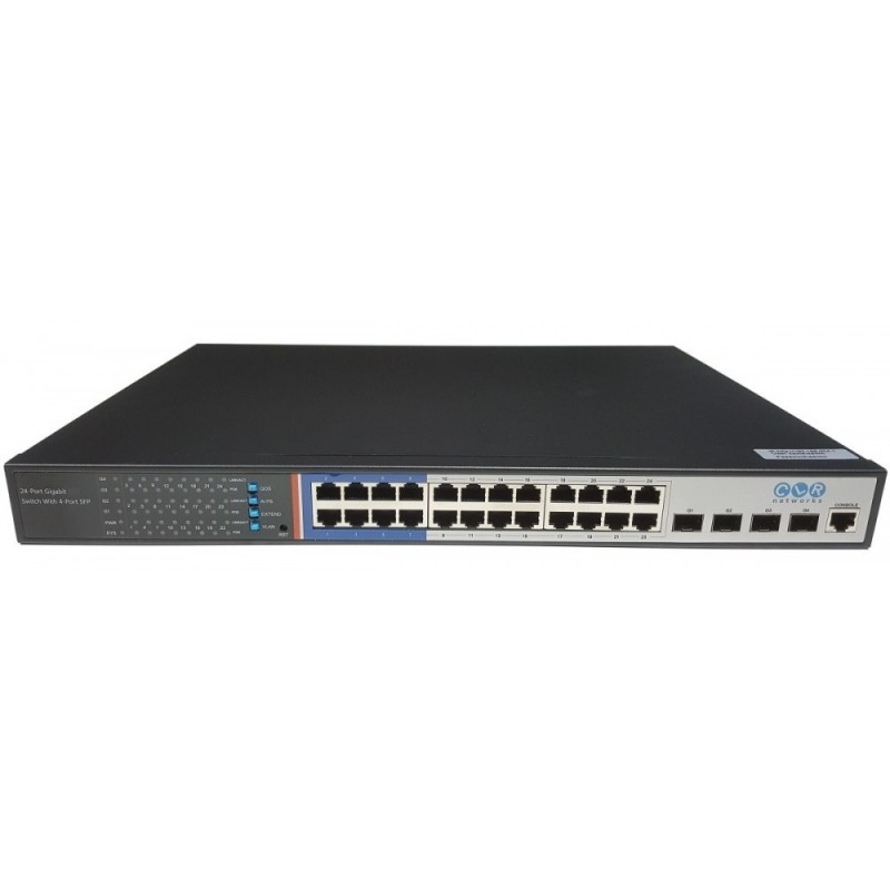 Ethernet Switch 24 Port RJ45 + 4 SFP Managed L3 @ CLR-SWG-L328N