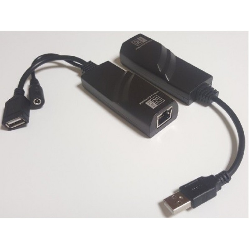 1-Port USB to Cat6 Mesafe Uzatıcı Extender 100Metre - CLR-USB-E100A