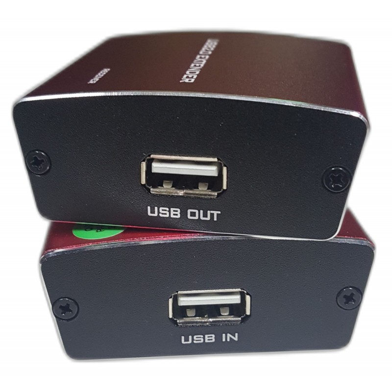 1Port USB 2.0 CAT6 Extender 100 metre - CLR-USB-E100R