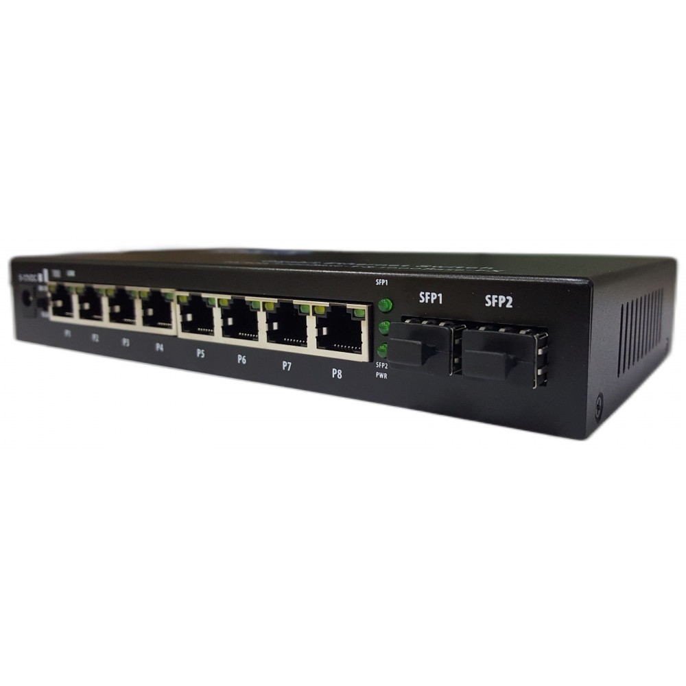Switch Niv2 8 port RJ45 Ggabit + 16 ports fibre optique SFP C890216 