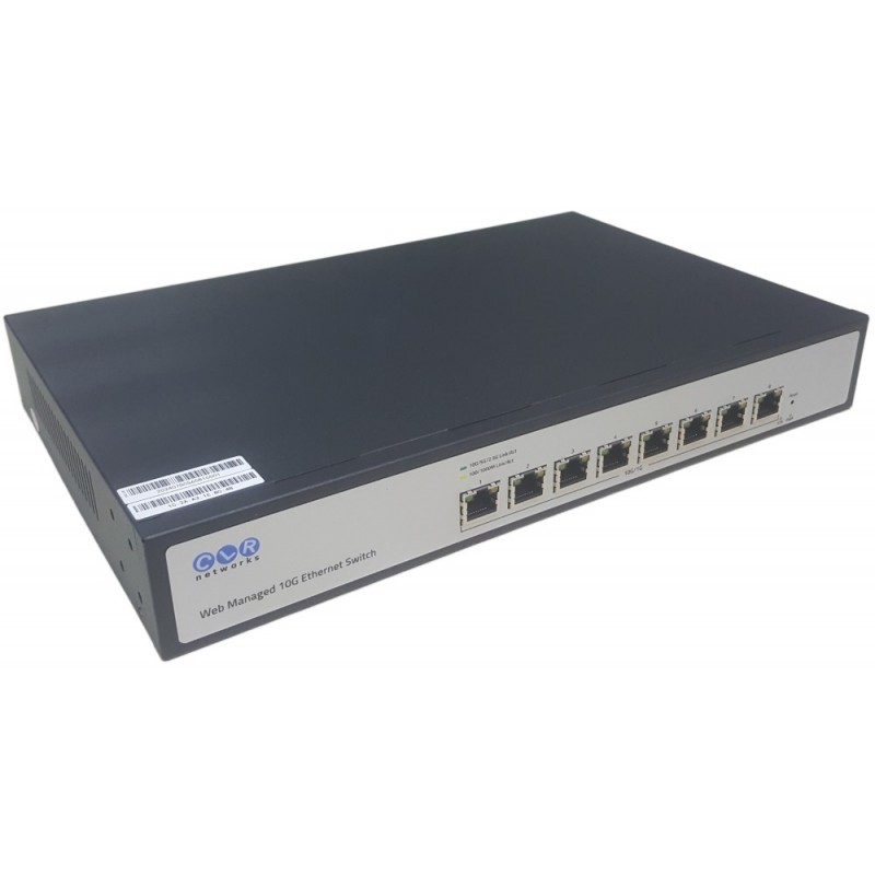 8-Port Multi Rate 10G RJ45 Ethernet Switch CLR-DCS-6581C