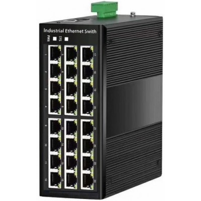 Endüstriyel POE Switch 24 Gigabit RJ45 POE Yönetilebilir CLR-IES-2400P