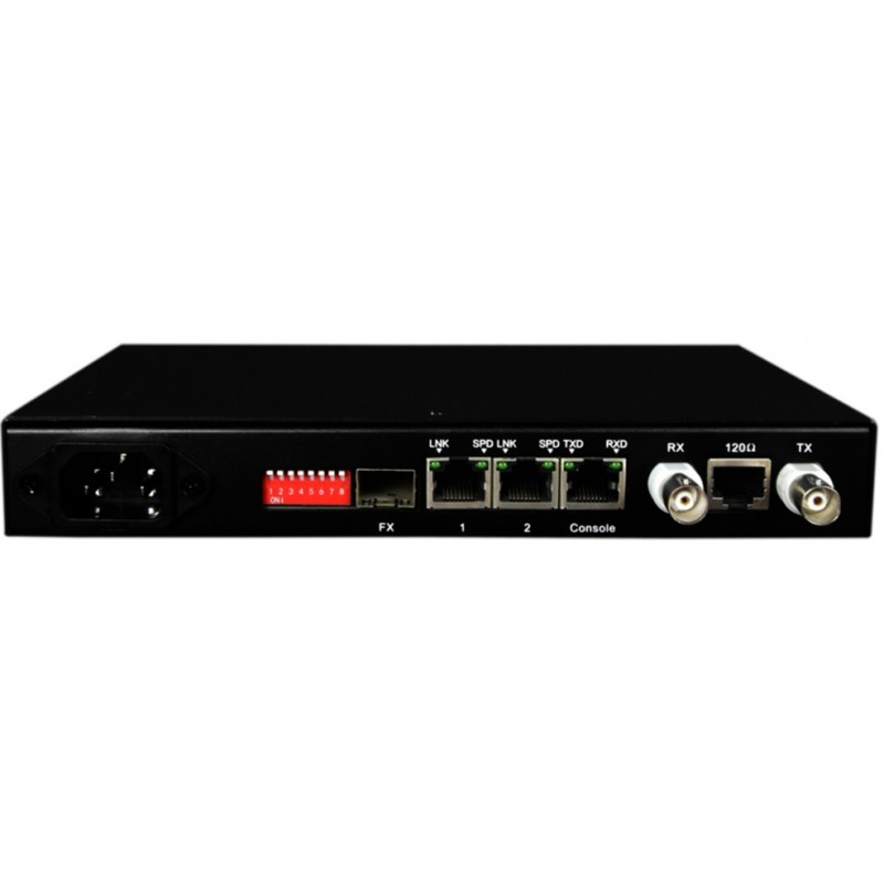 TdmoIP 1E1 over Fast Ethernet IP Converter CLR-TDM-F1201