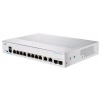 Cisco Poe Switch 8 Port RJ45 POE + 2 Port RJ45 Uplink + 2 Port SFP Combo Managed @ CBS350-8P-2G-EU