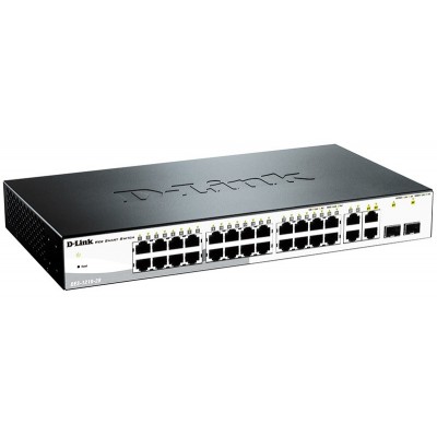 Ethernet Switch 28 Port Web Smart Managed @ DES-1210-28/C1A