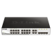 Ethernet Switch 16 Port RJ45 + 4 Combo SFP/RJ45 @ DGS-1210-20