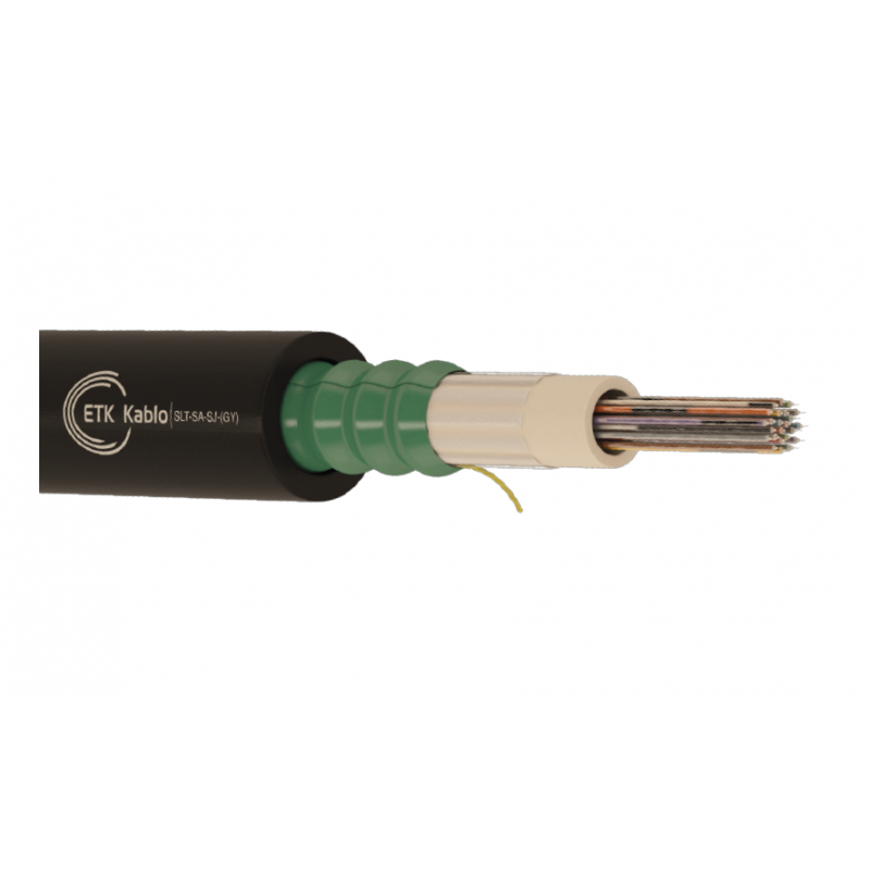 ETK Çelik Zırhlı Outdoor SLT 24Core SM Fiber Optik Kablo