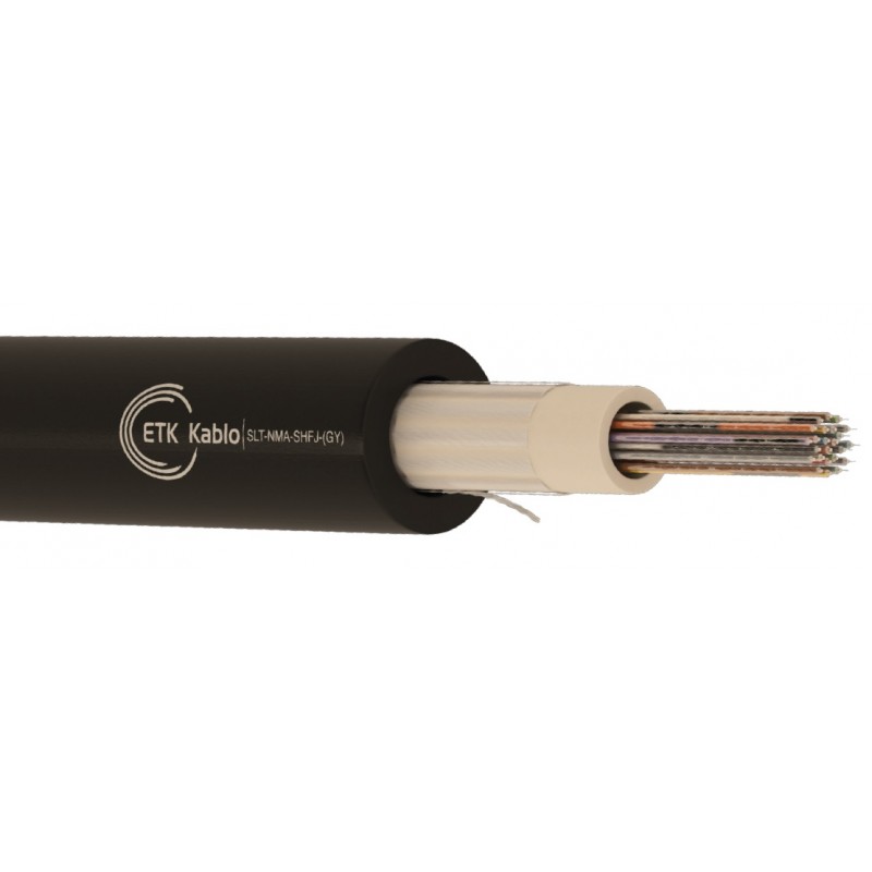 ETK SLT-NMA-SHFJ-(GY12) Gevşek Tek Tüplü Zırhsız LSZH Kılıflı Fiber Optik Kablolar