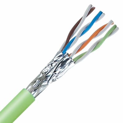 2170934 @ ETHERLINE CAT7 S/FTP Flexible PUR 4x2xAWG26/7 Outdoor Data Cable Green
