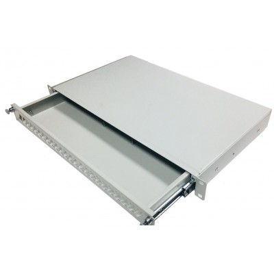 FRP-R24SCD @ F/O Rack Tipi 24 Port SC Duplex Raylı Patch Panel 
