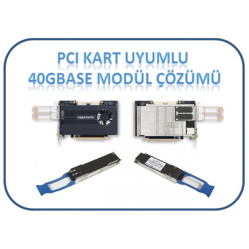 GBT-C1710 - PCI Kart Uyumlu 40GBase-LR4 SFP Modül