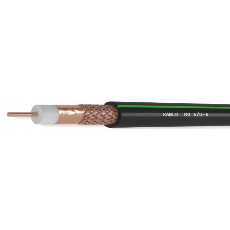 RG6 U/6 PVC Koaksiyel Kablo 75Ohm
