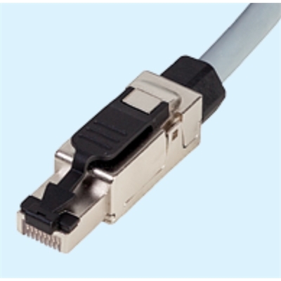 J6A-008F3 @ HCS 10G CAT6A IP20 Endüstriyel RJ45 Plug