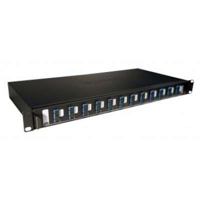 032164 @ Legrand LCS3 12 Port Singlemode SC Duplex Loaded Fiber Patch Panel