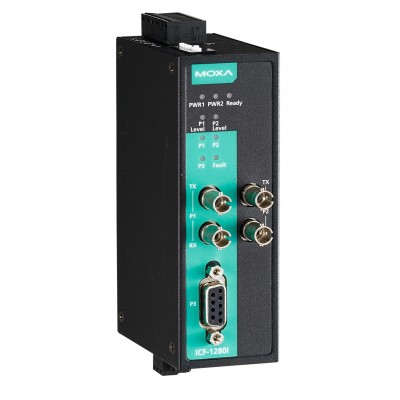 ICF-1280I @ Profibus-DP 2 Port Fiber Optik Endüstriyel Çevirici