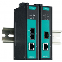 Moxa IMC-21GA Serisi​ Endüstriyel Gigabit Ethernet-Fiber Çeviriciler