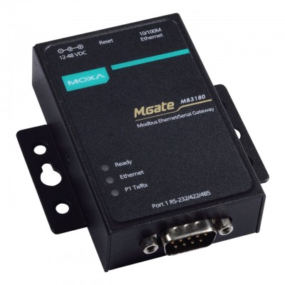 MGate MB3180 1 Port Modbus TCP Gateway RTU/ASCII