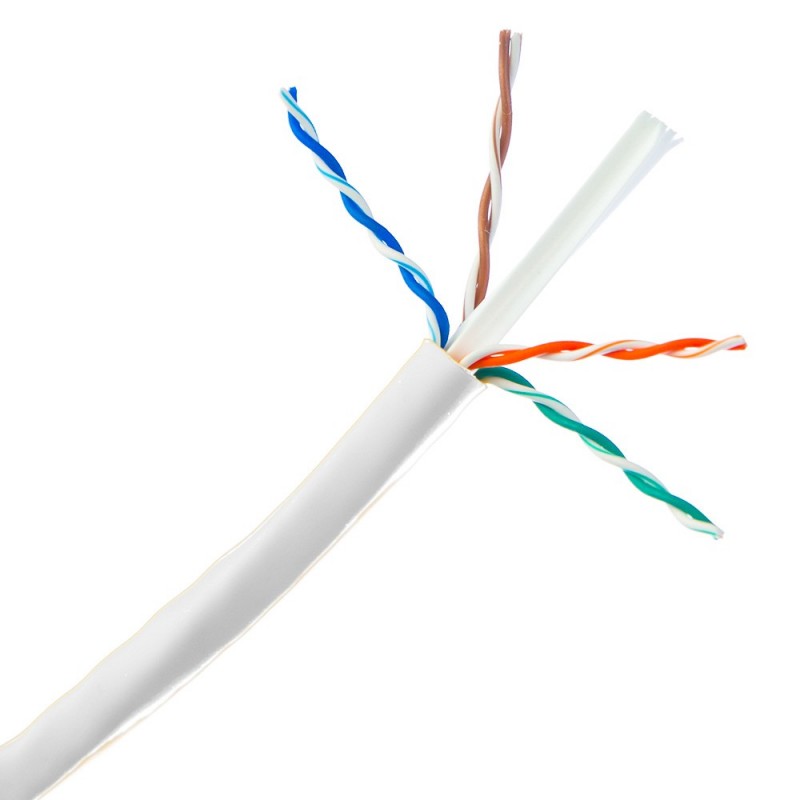 N06-UU1505ST @ Stranded Data Cable CAT6 U/UTP LSZH Beyaz 500Mt 