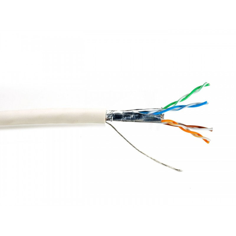 N6A-UF1505ST @ Stranded Data Cable CAT6A U/FTP LSZH Beyaz 500Mt