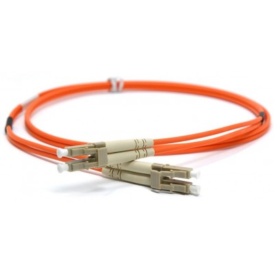 LC-LC OM1 Duplex Fiber Optik Patch Cord LSZH 1m # ON-PCD-M13301
