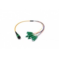 ON-MPO-FS2101LA @ MPO Erkek 12*LC/APC Singlemode OS2 Fiber Optik Fanout Kablo 1m