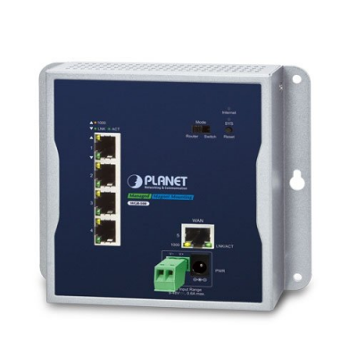 Endüstriyel Router 5 Port Gigabit Duvara Monte Edilebilir @ PL-WGR-500