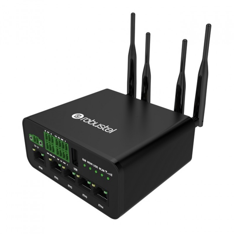R1520-4L-S @ Robustel 4G Endüstriyel LTE Router
