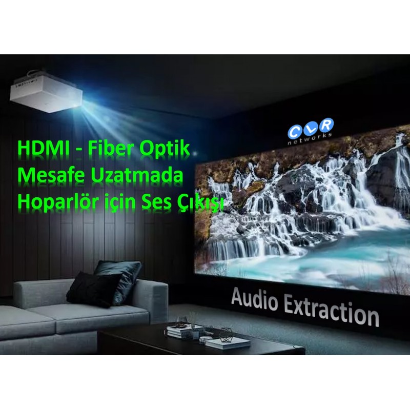 HDMI Mesafe Uzatmada Sesi Ayırma