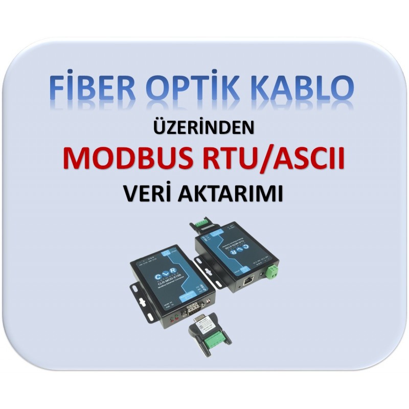 GBT-C1208 - Fiber Optik Kablo Üzerinden Modbus RTU/ASCII Veri Aktarımı
