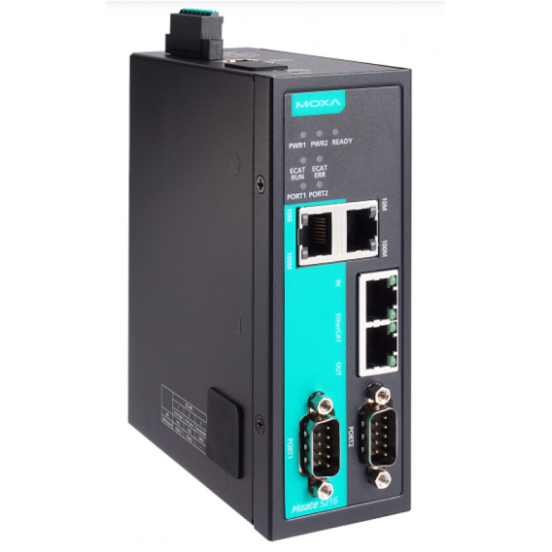 MGate 5216 2-port Seri/Modbus EtherCAT Gateway